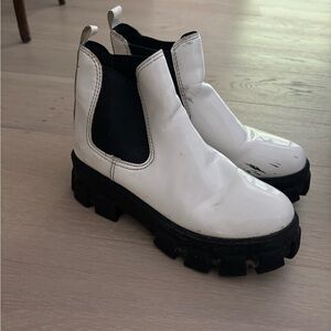 Sam Edelman Circus Chunky White Boots